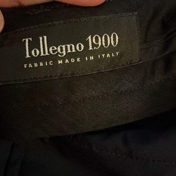 Saks Fifth Avenue navy blue size 4 slacks‎ - Tollegno 1900 #(1875) - Picture 3 of 4